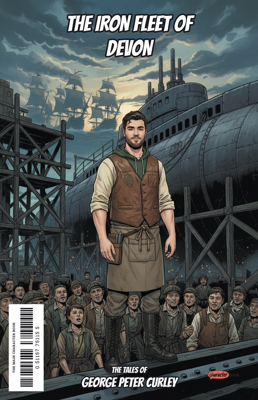 The Iron Fleet of Devon — personalised front cover