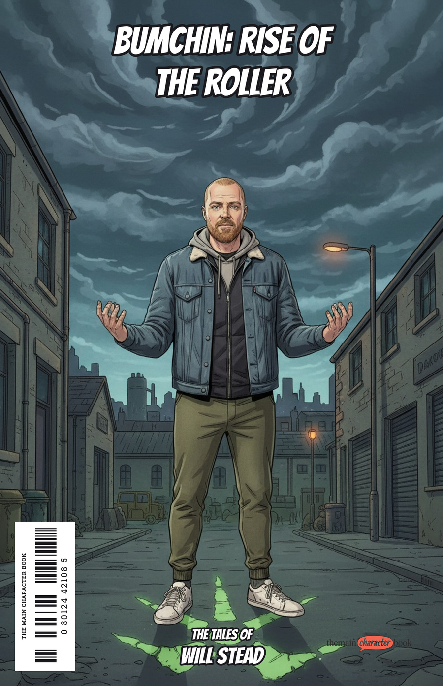 Bumchin: Rise of the Roller — personalised front cover