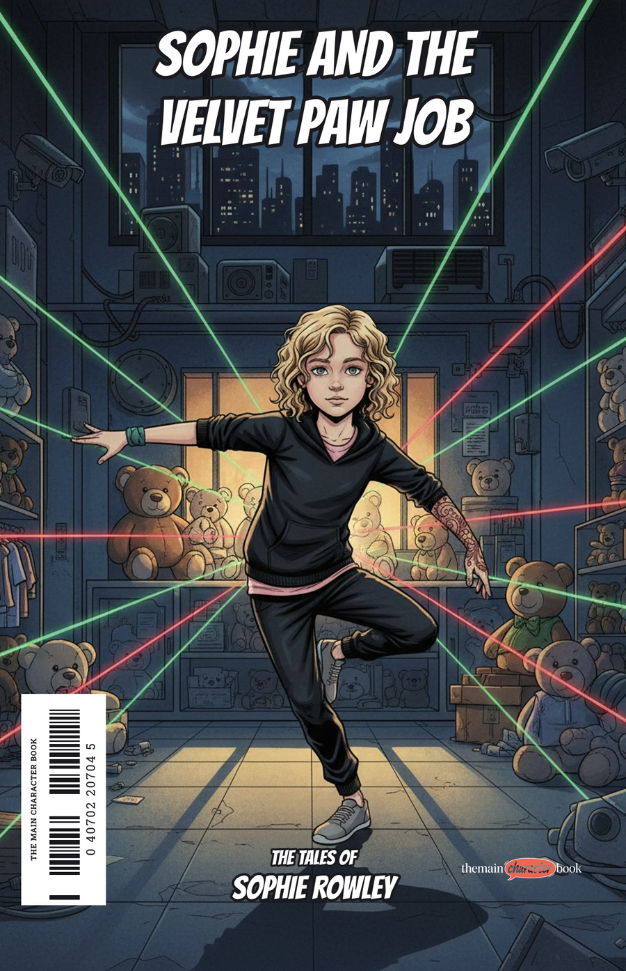 Sophie and the Velvet Paw Job — personalised front cover