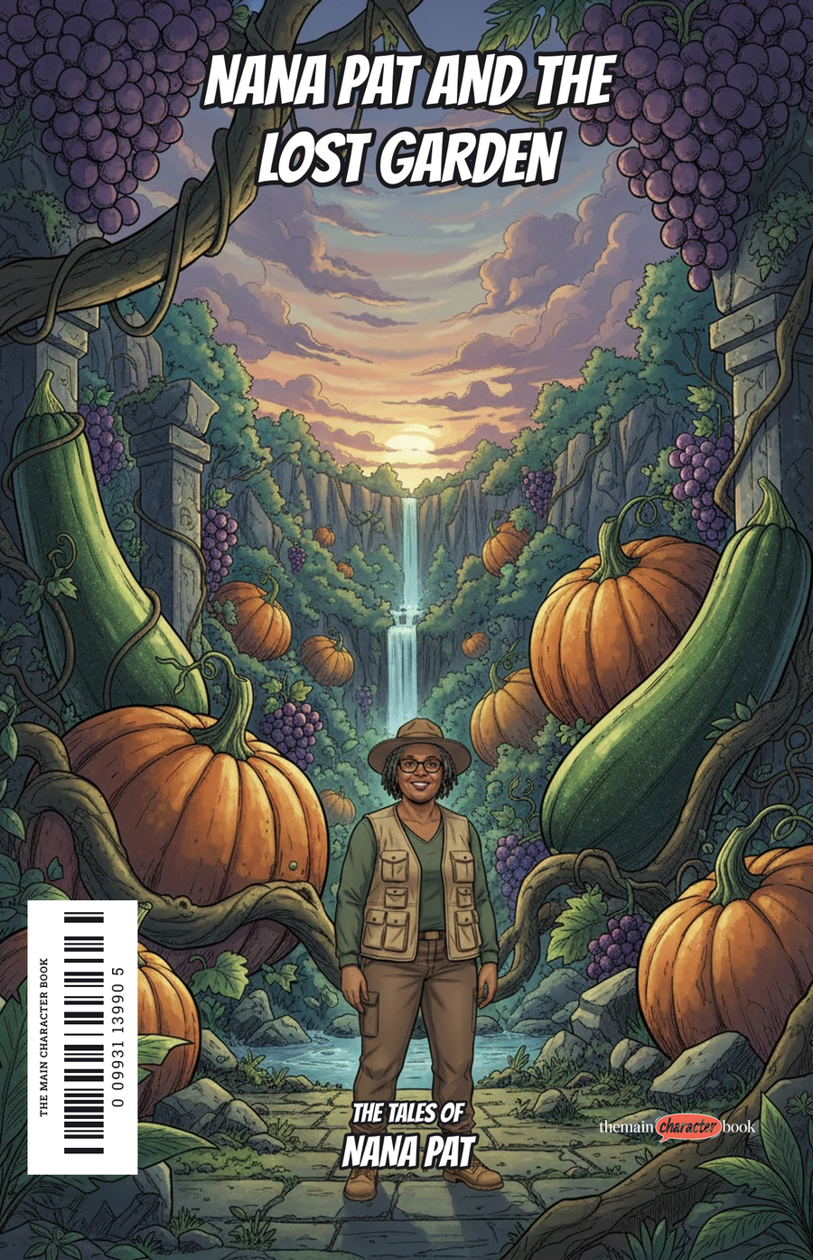 Nana Pat and the Lost Garden — personalised front cover