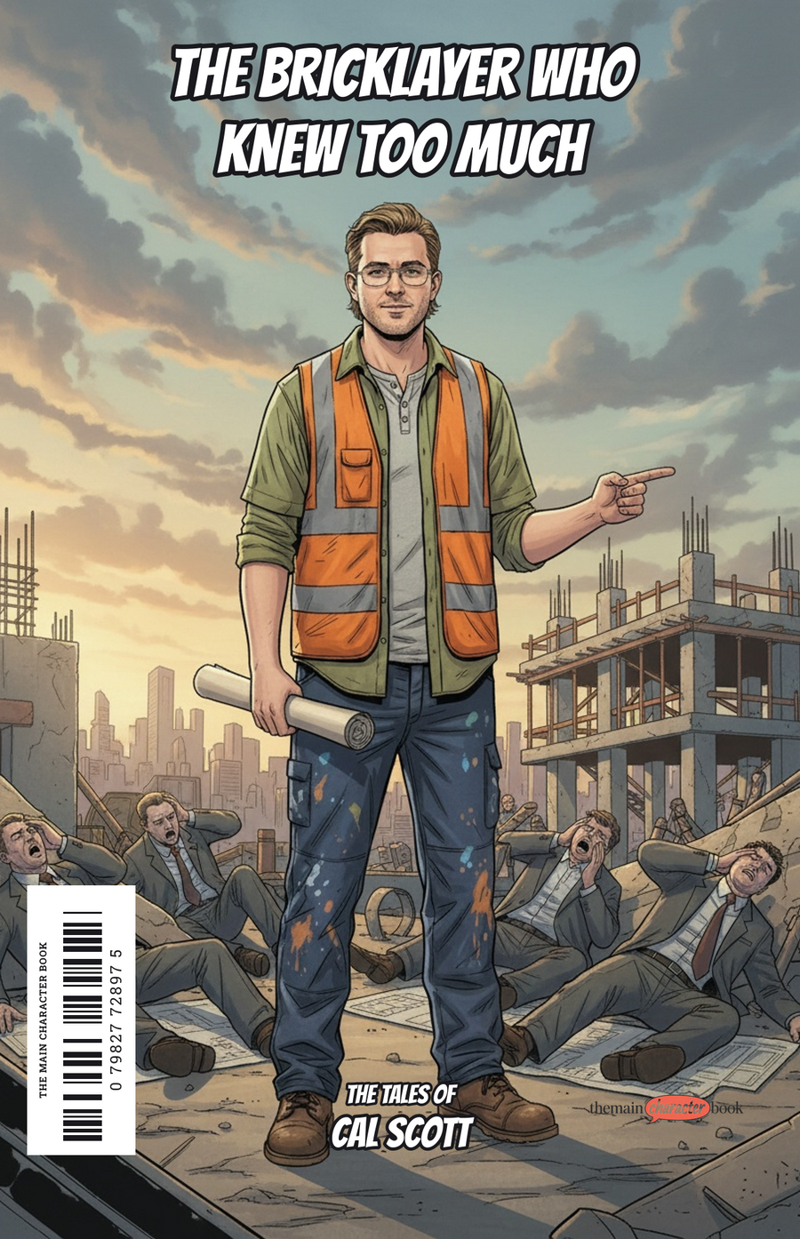 The Bricklayer Who Knew Too Much — personalised front cover