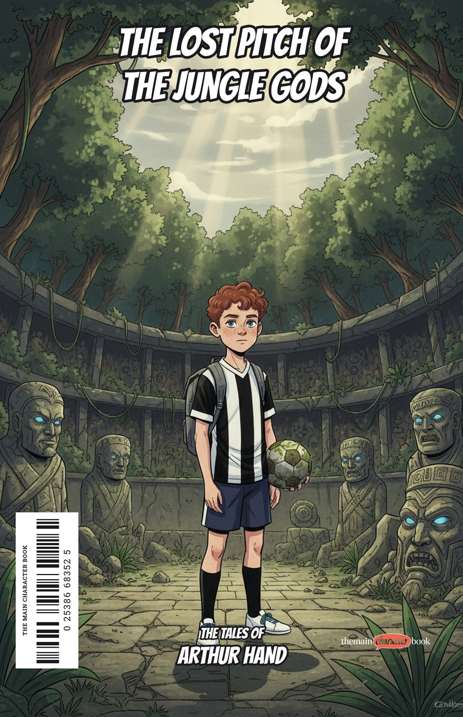 The Lost Pitch of the Jungle Gods — personalised front cover