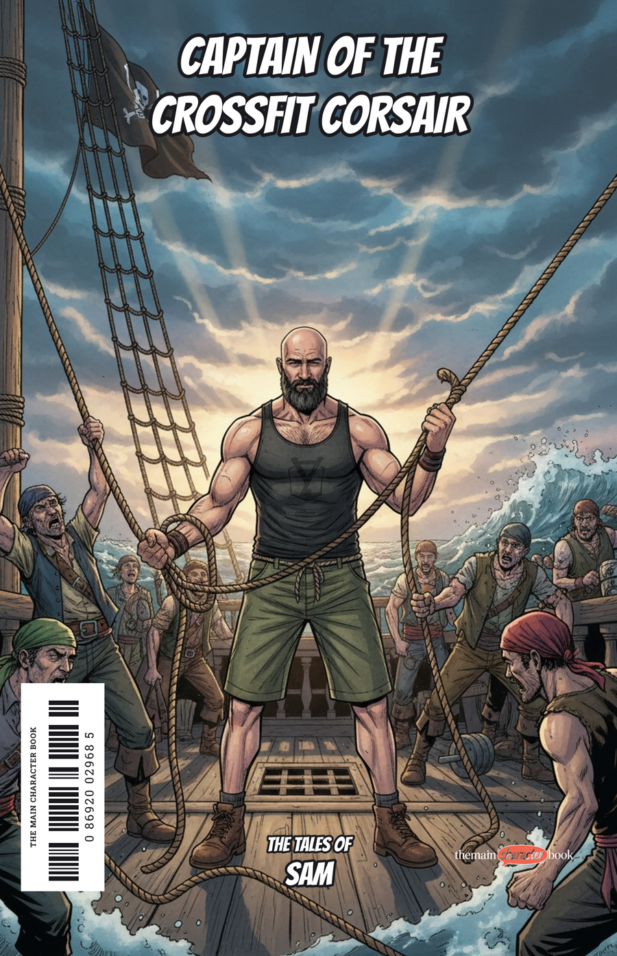 Captain of the CrossFit Corsair — personalised front cover