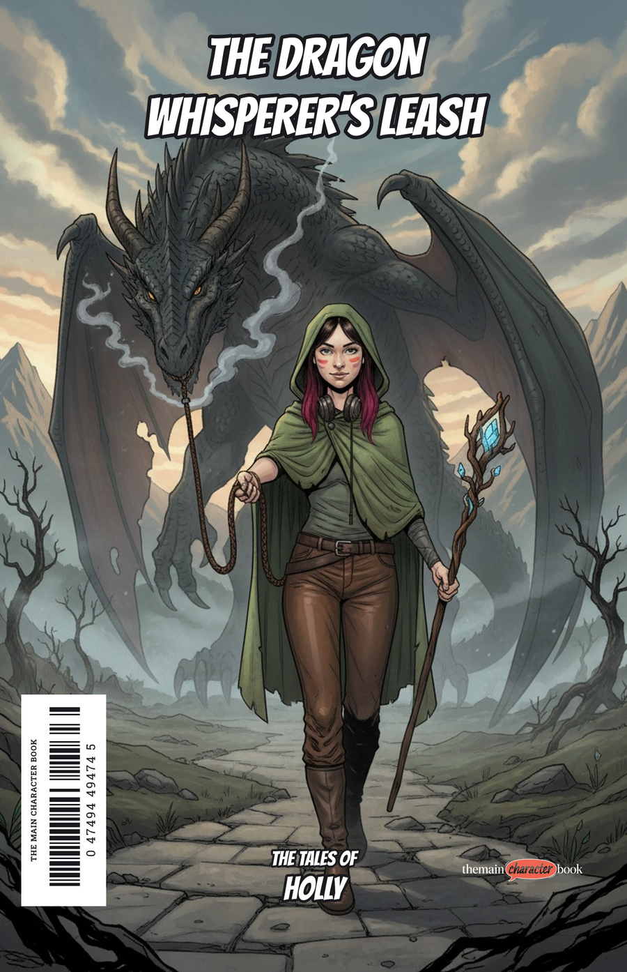 The Dragon Whisperer's Leash — personalised front cover