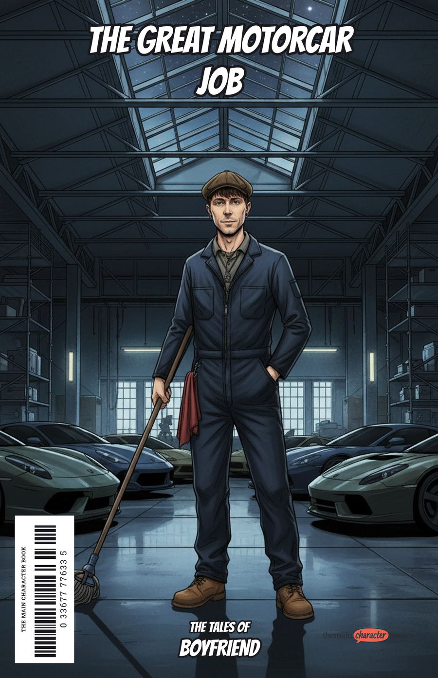 The Great Motorcar Job — personalised front cover