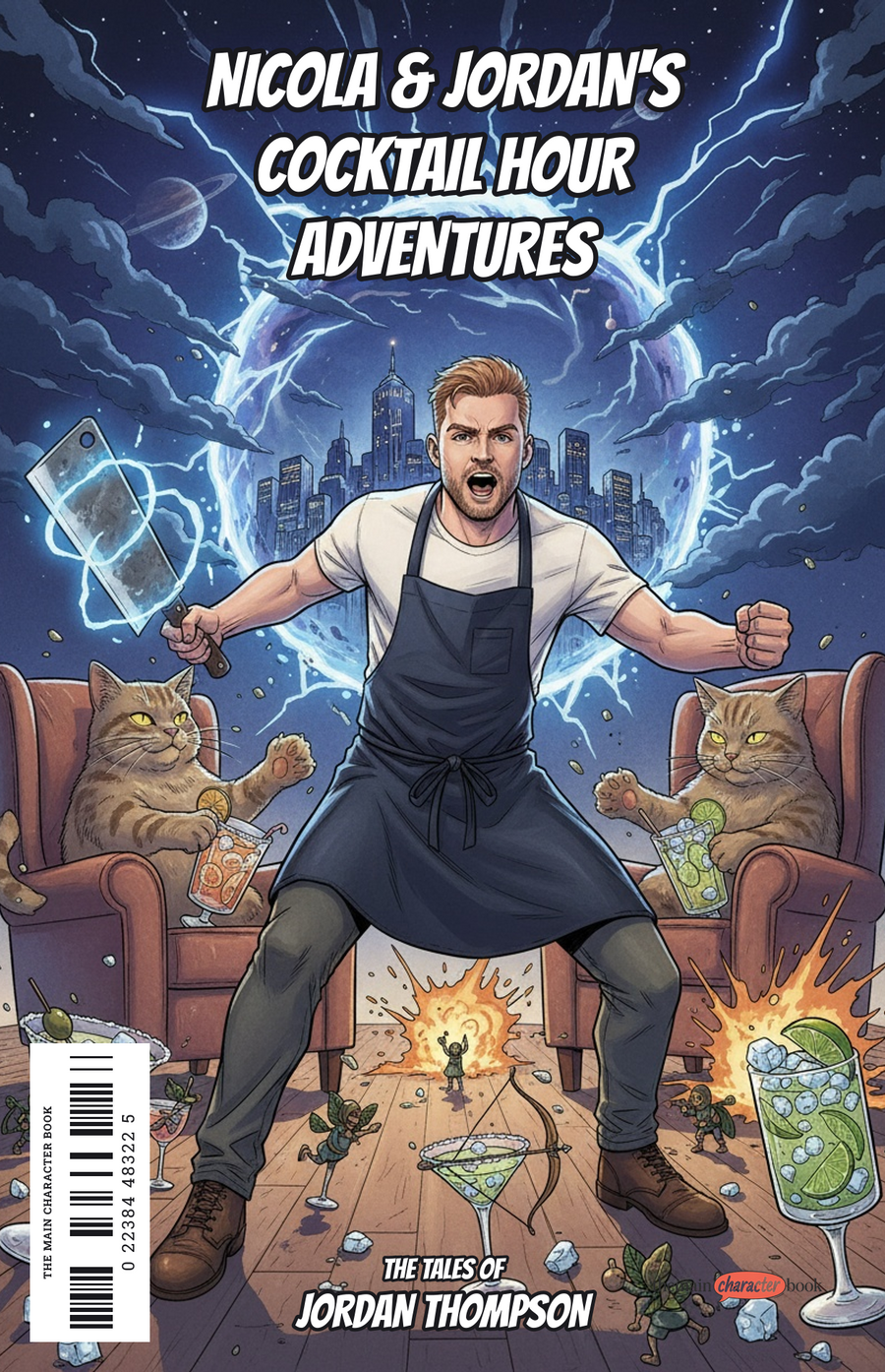 Nicola & Jordan's Cocktail Hour Adventures — personalised front cover