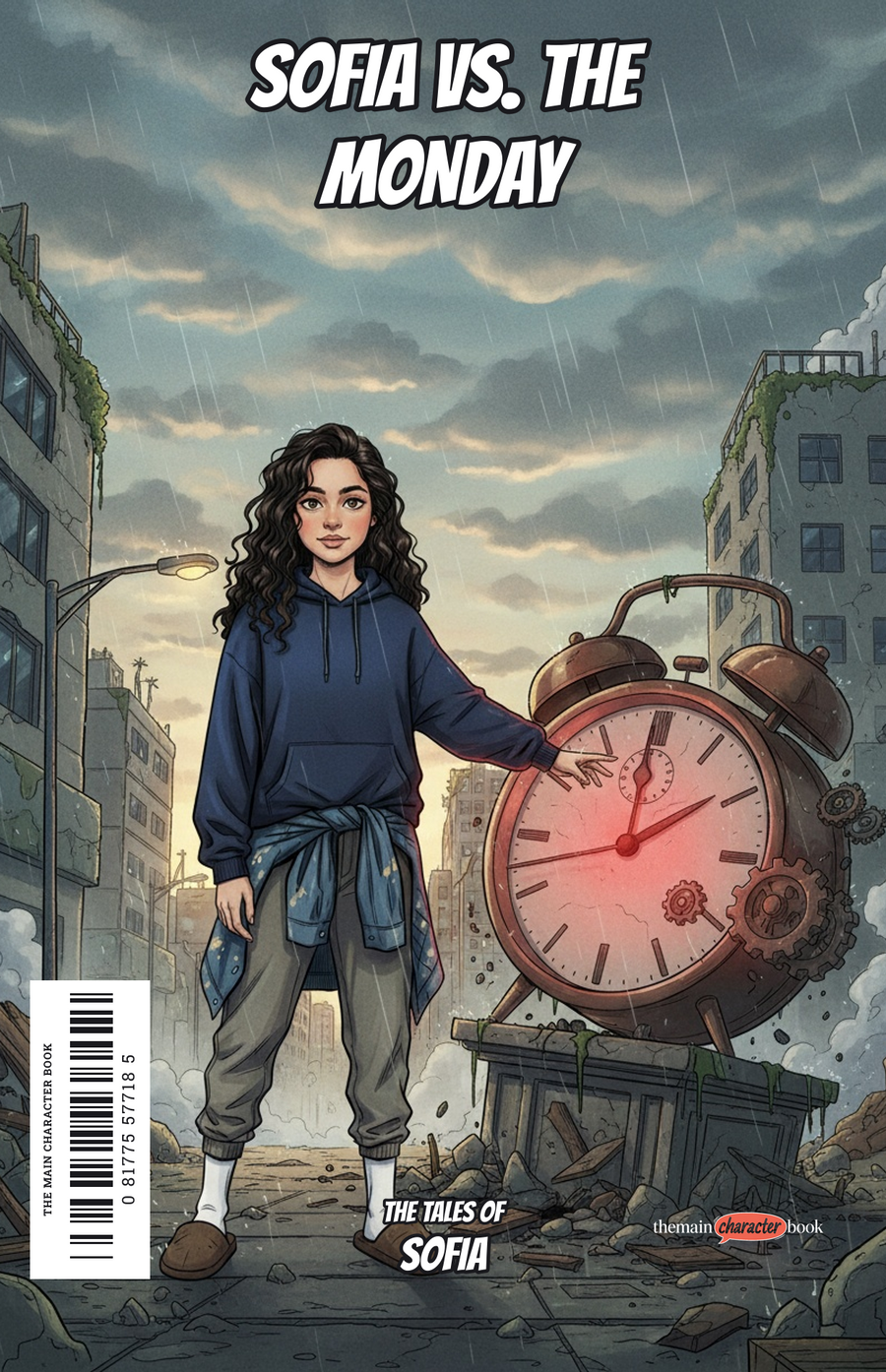Sofia vs. The Monday — personalised front cover