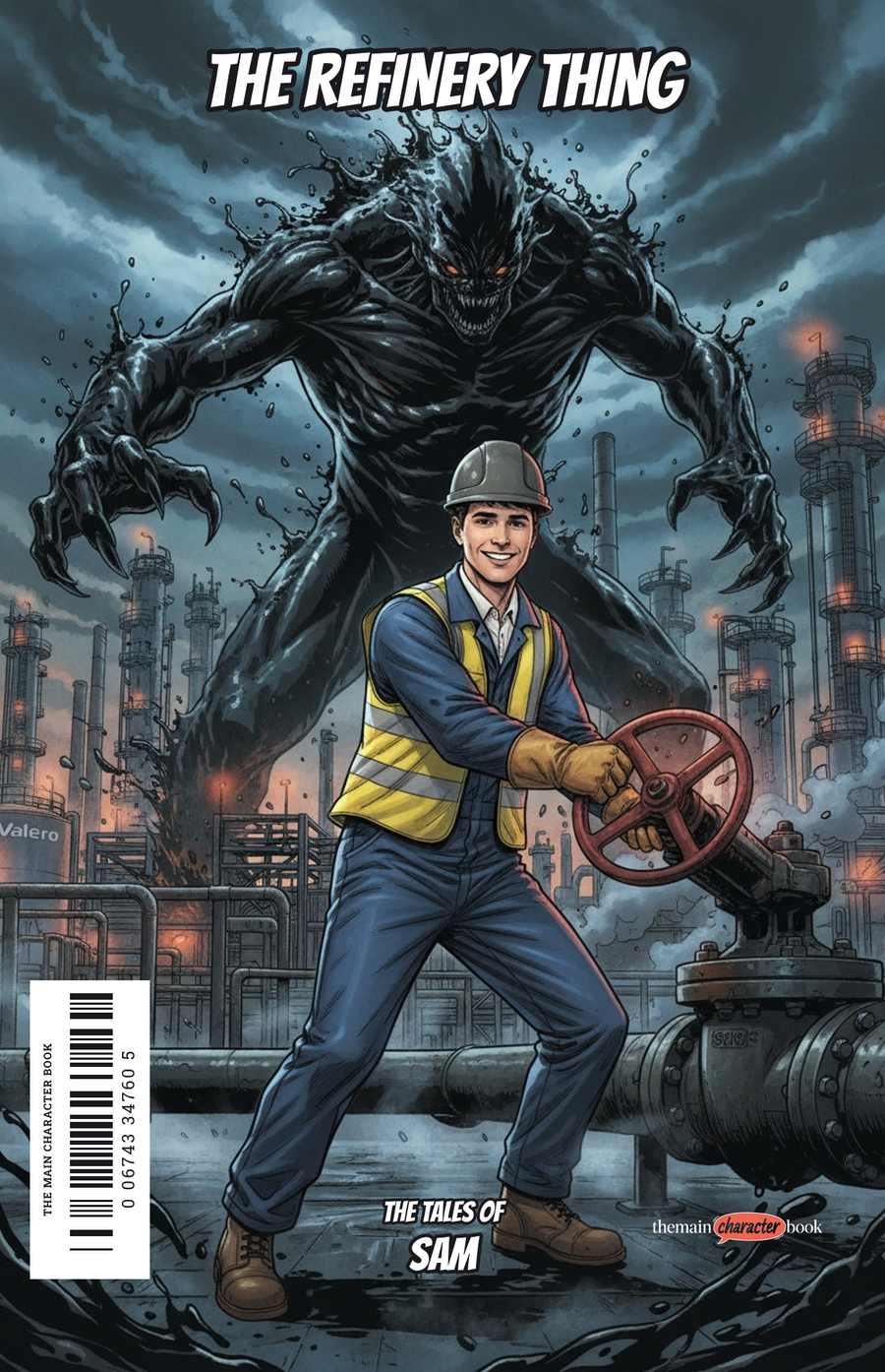 The Refinery Thing — personalised front cover