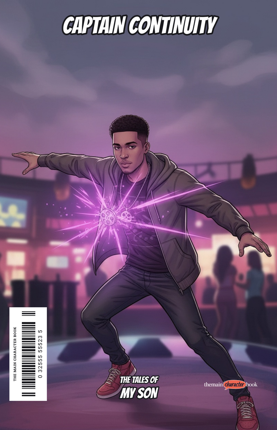 Captain Continuity — personalised front cover
