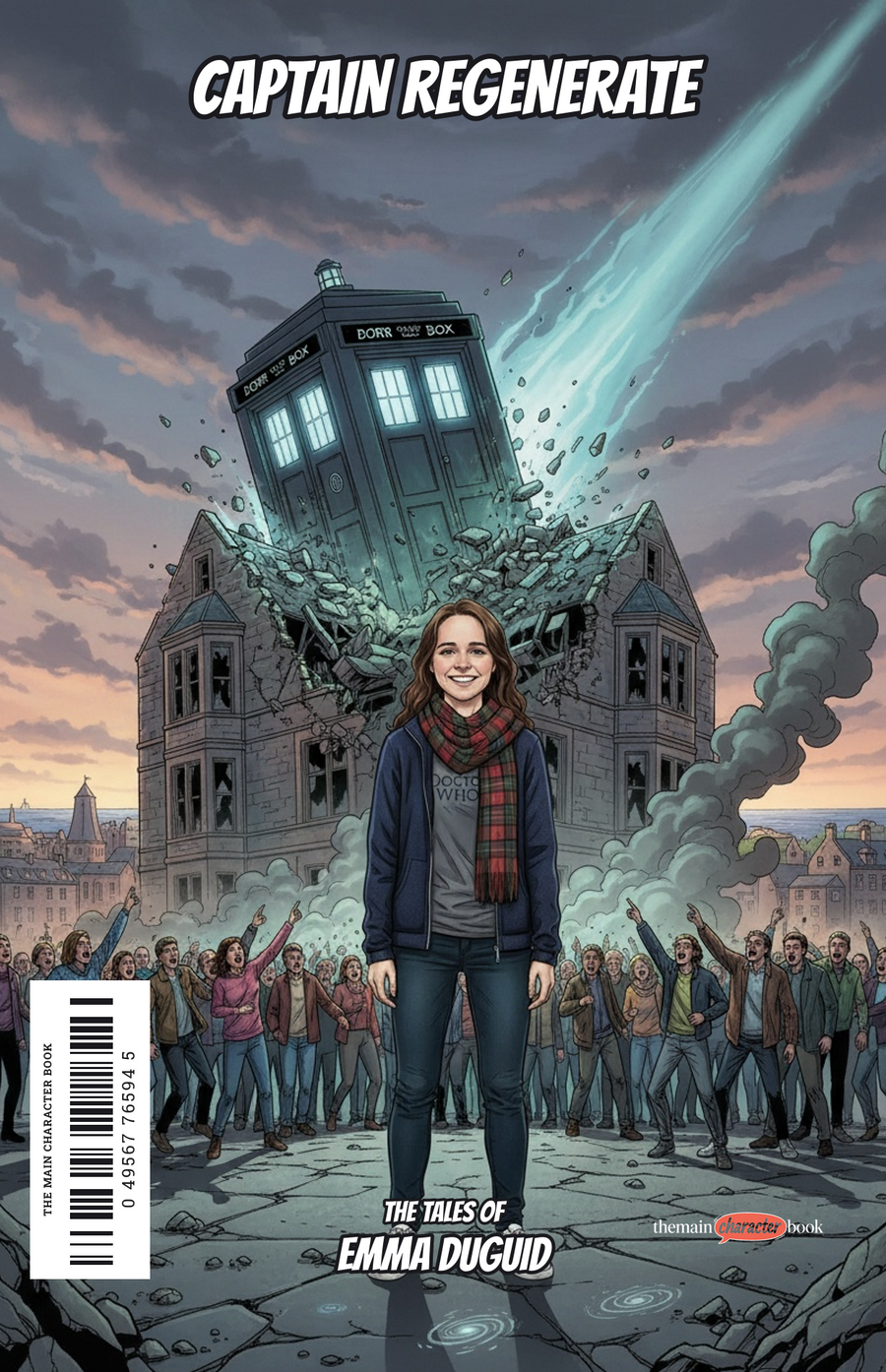 Captain Regenerate — personalised front cover
