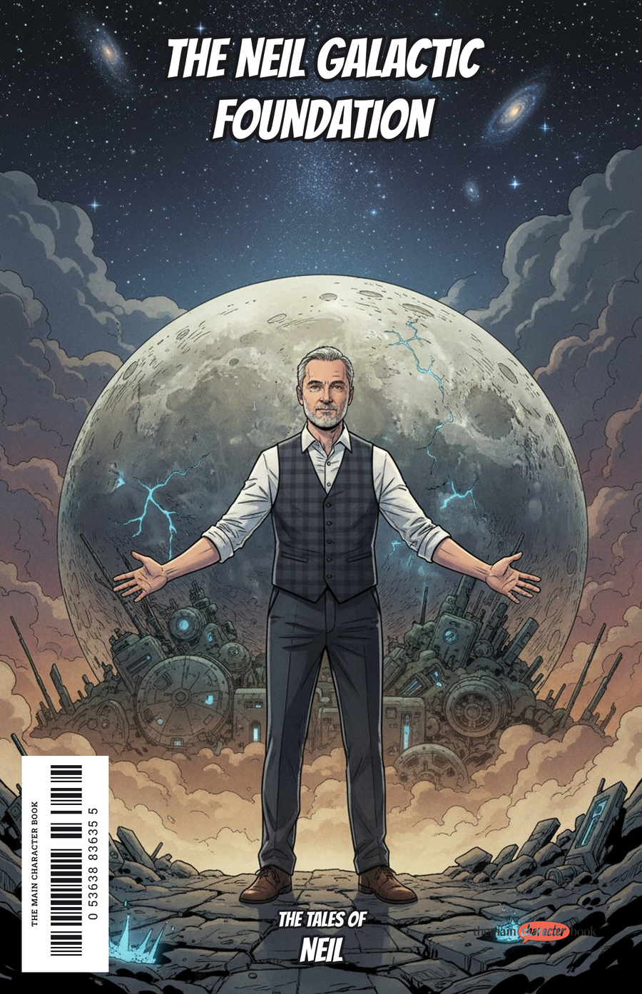 The Neil Galactic Foundation — personalised front cover