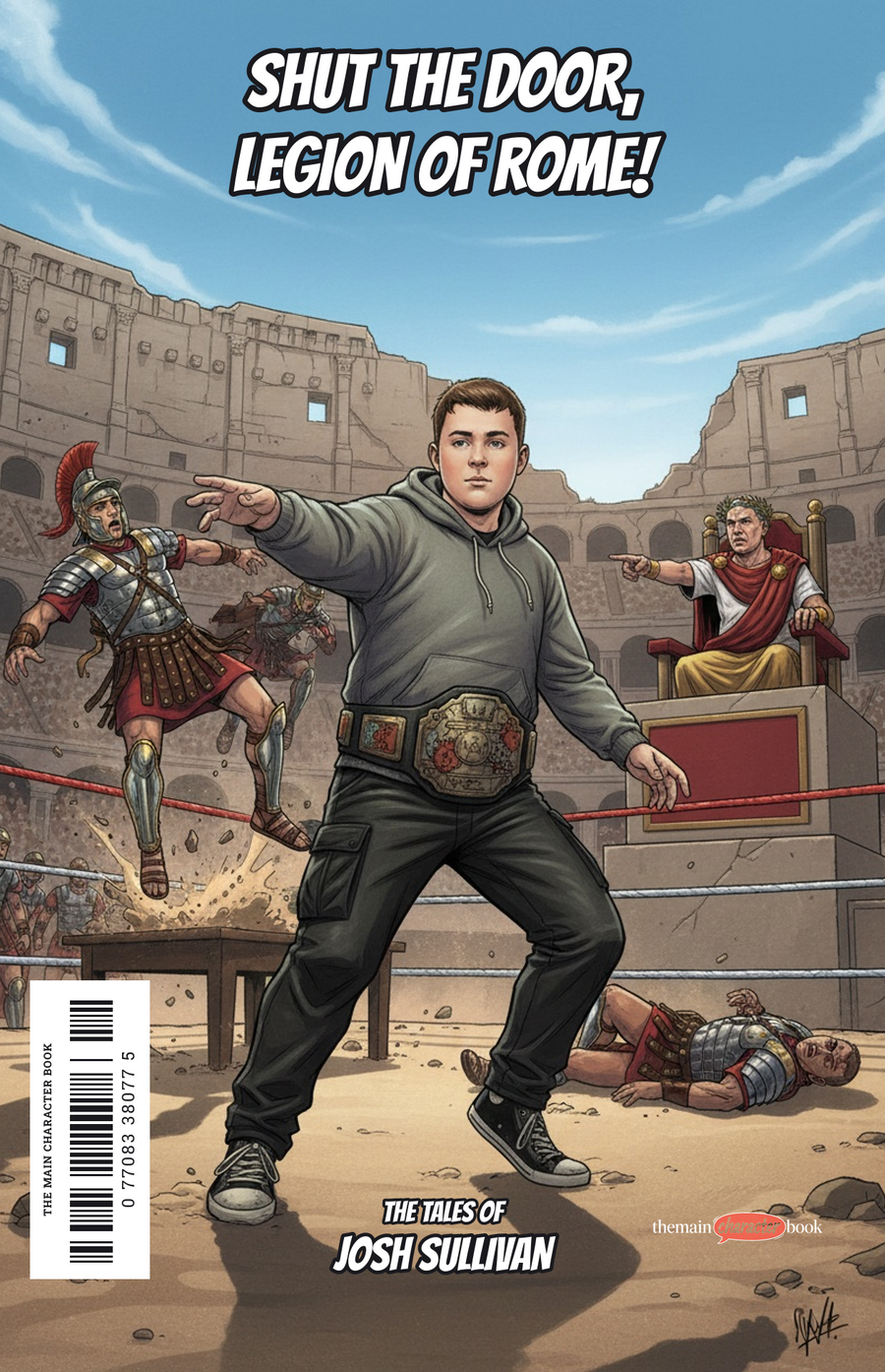 Shut The Door, Legion of Rome! — personalised front cover